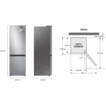Frigorífico Combi 344L Samsung RB34C602DSA/EF - Imagen 3