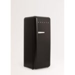CREATE RETRO FRIDGE 150 Frigorífico combi 281 L 102 W Clase energética D Negro Maneta Blanco Roto - Imagen 2