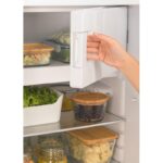 CREATE RETRO FRIDGE 150 Frigorífico combi 281 L 102 W Clase energética D Negro Maneta Blanco Roto - Imagen 3