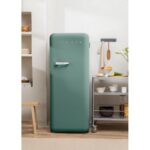 Frigorífico combi RETRO FRIDGE 150 CREATE 281 L 102 W Clase energética D Verde Maneta Plata - Imagen 3