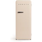 CREATE RETRO FRIDGE 150 Frigorífico combi 281 L 102 W Clase energética D Arena Maneta Negra