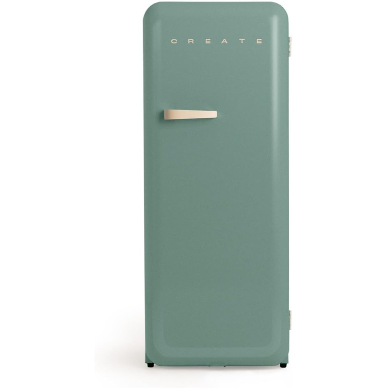 cGOfy4FvIU CREATE Frigorífico combi RETRO FRIDGE 150 281 L 102 W Clase energética D Verde Maneta Arena - Imagen 1