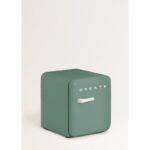 CREATE Frigorífico RETRO FRIDGE 50 Clase energética F 48 L 39 dB Verde Maneta Blanco Roto - Imagen 2