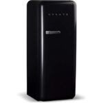 Frigorífico combi RETRO FRIDGE 150 281 L 102 W Clase energética D Negro Maneta Plata CREATE - Imagen 5
