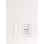 Frigorífico combi RETRO FRIDGE 150 281 L 102 W Clase energética D Negro Maneta Arena CREATE - Imagen 4