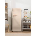 CREATE RETRO FRIDGE 150 Frigorífico combi 281 L 102 W Clase energética D Arena Maneta Oro Rosado - Imagen 4