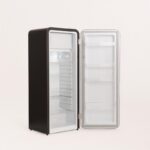 CREATE RETRO FRIDGE 150 Frigorífico combi 281 L 102 W Clase energética D Negro Maneta Mármol - Imagen 6